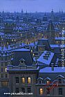 Famous Winter Paintings - Parisian Winter